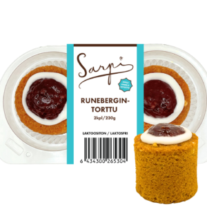 Runebergintorttu 2 kpl
