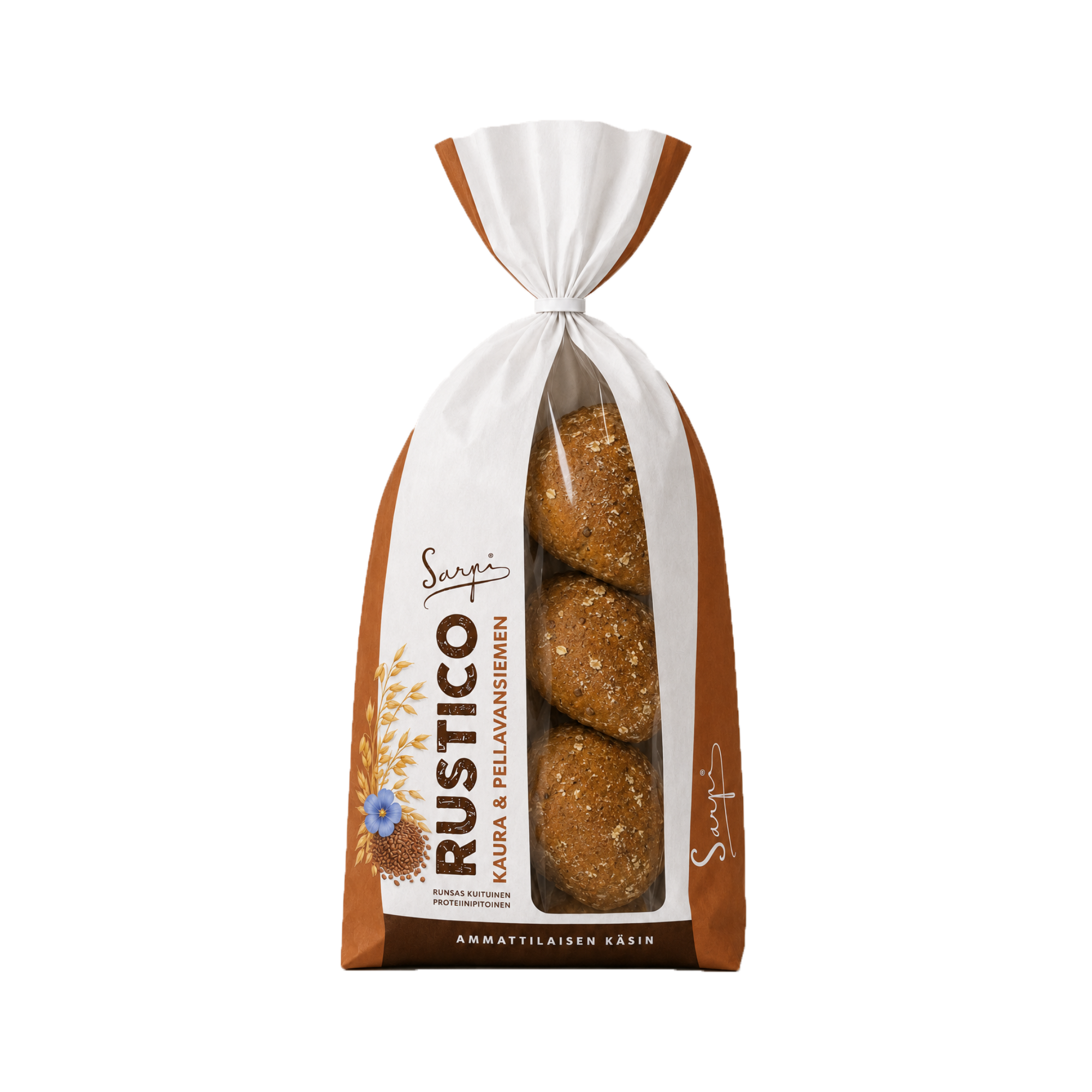 Rustico Kaura & pellavansiemen 4kpl